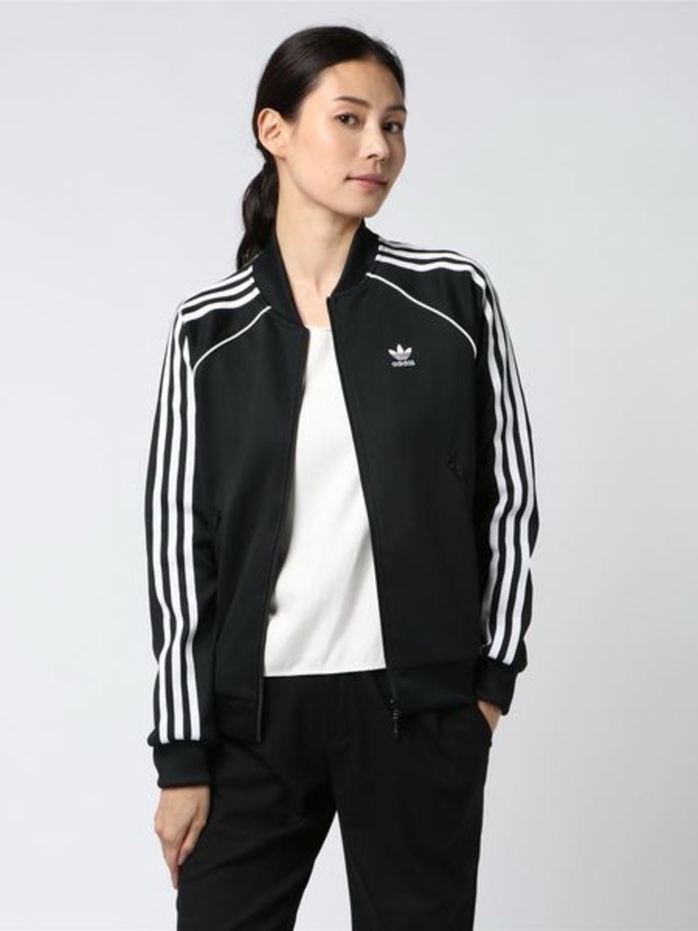 adidas originals SST‎ TT Sports Long Sleeves Jacket Black